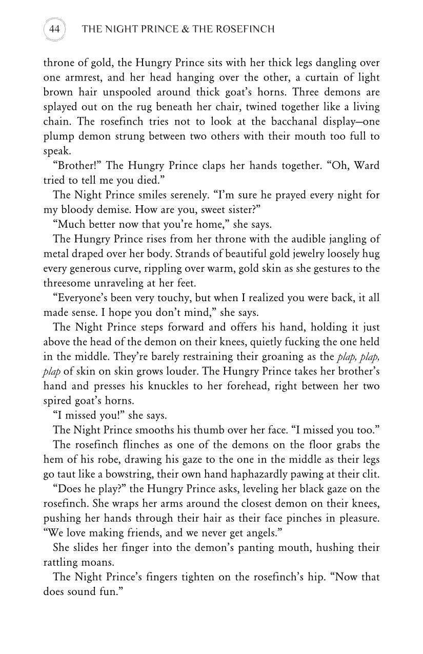 THE NIGHT PRINCE & THE ROSEFINCH vol 1